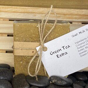 Green Tea Extra Goat Milk Soap Bar